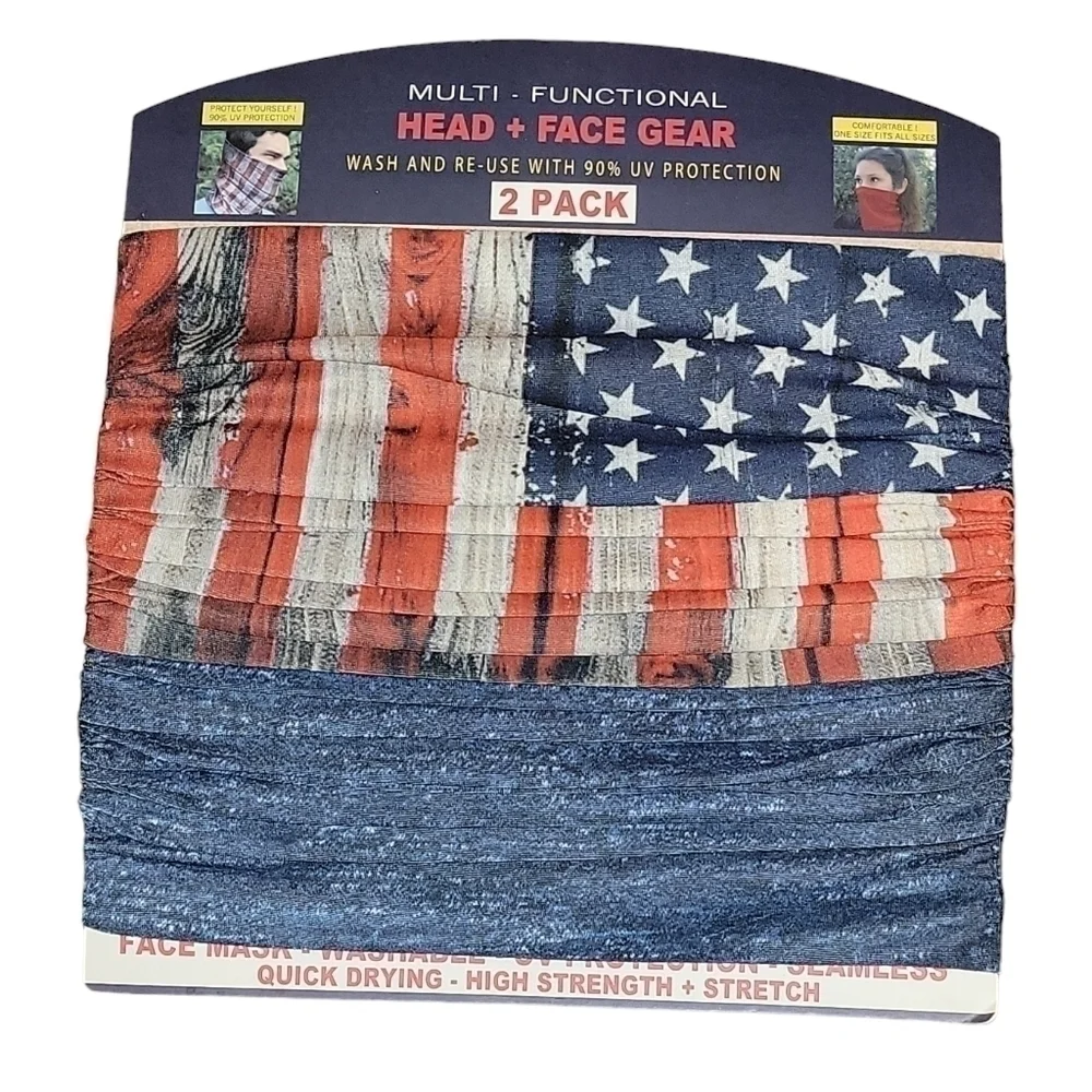 MULTI - FUNCTIONAL HEAD + FACE GEAR 2 pack NEW!